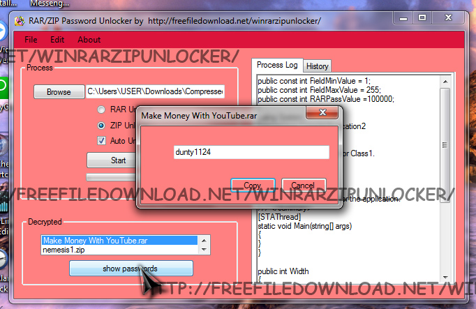 download software winrar password remover.zip